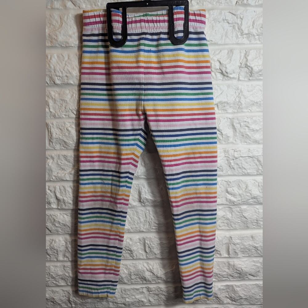 Hanna Andersson Rainbow Stripe Leggings Girls SIze 5